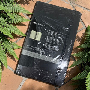 NEW Moleskine Professional Project Planner Extra Large Hard Cover 7.5 X 9.75 NWT